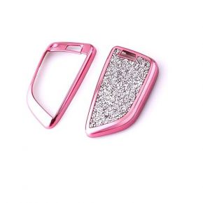 BMW silikoninis rakto dėklas Pink